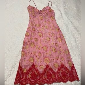 100% Silk Midi Dress